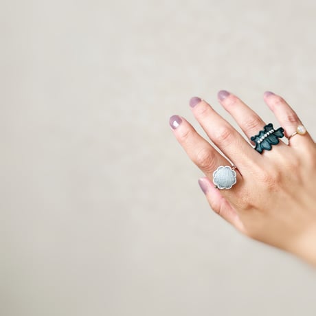 GHOST FRILL RING (COLOR)