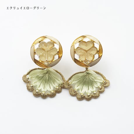MERMAID BUTTON PIERCE/EARRING (CLOVER)