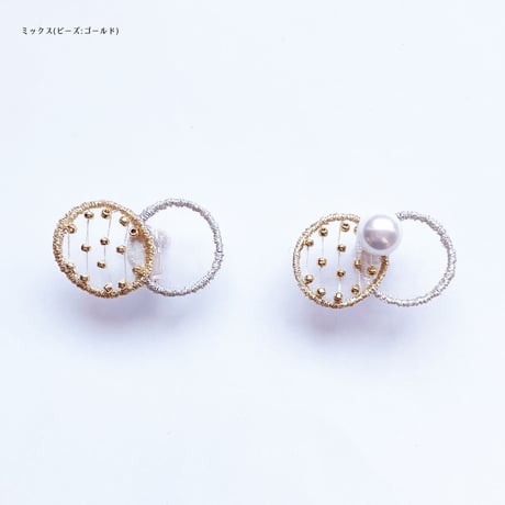 DOT CIRCLE PIERCE/EARRING