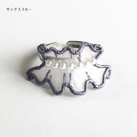 GHOST FRILL RING (COLOR)