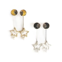 MOON STAR SWING PIERCE / EARRING