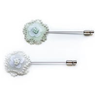 BUBBLE FLORAL HAT PIN
