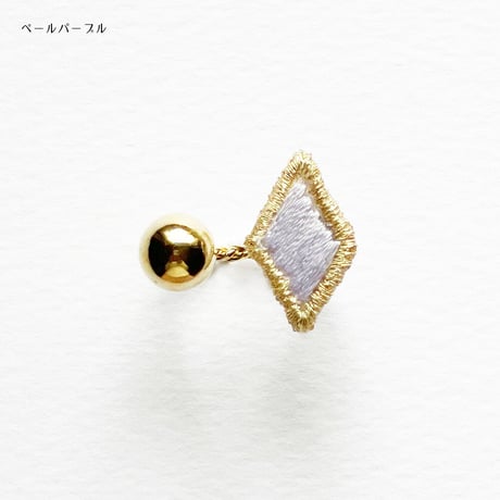 PEARL DIAMOND FORK RING (metallic pearl)