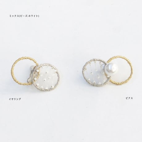 DOT CIRCLE PIERCE/EARRING