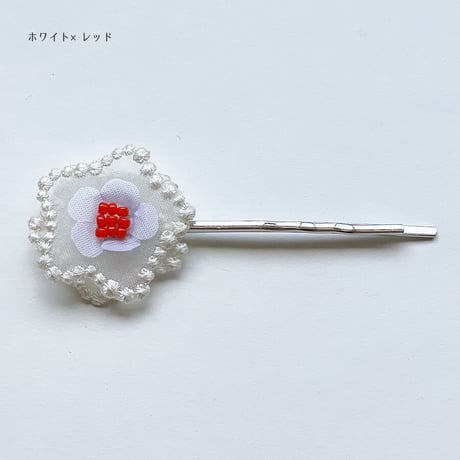 BUBBLE FLORAL HAIR PIN