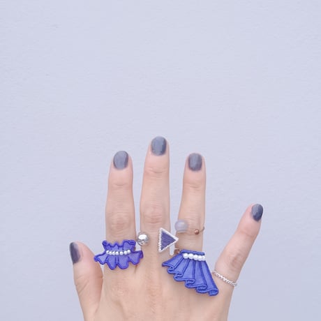 GHOST FRILL RING (COLOR)