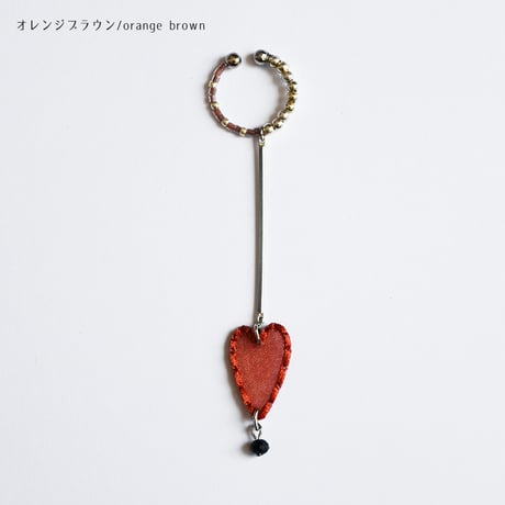 HEART LINE EAR CUFF (silver)