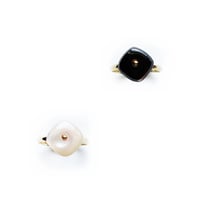 SHELL DIAMOND RING