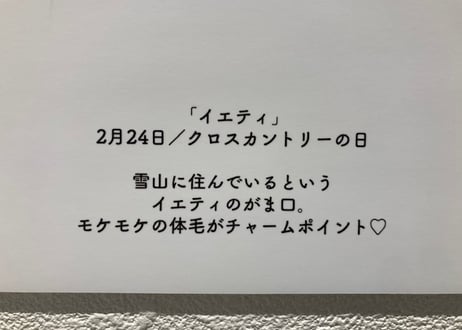 ご注文のお品/イエティのがま口ポーチサイズ