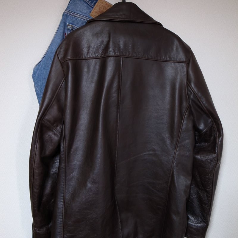 Schott leather P coat 日本サイズL程度 used | Gallows H Schott leather P coat 日本サイズL程度 used | Gallows H