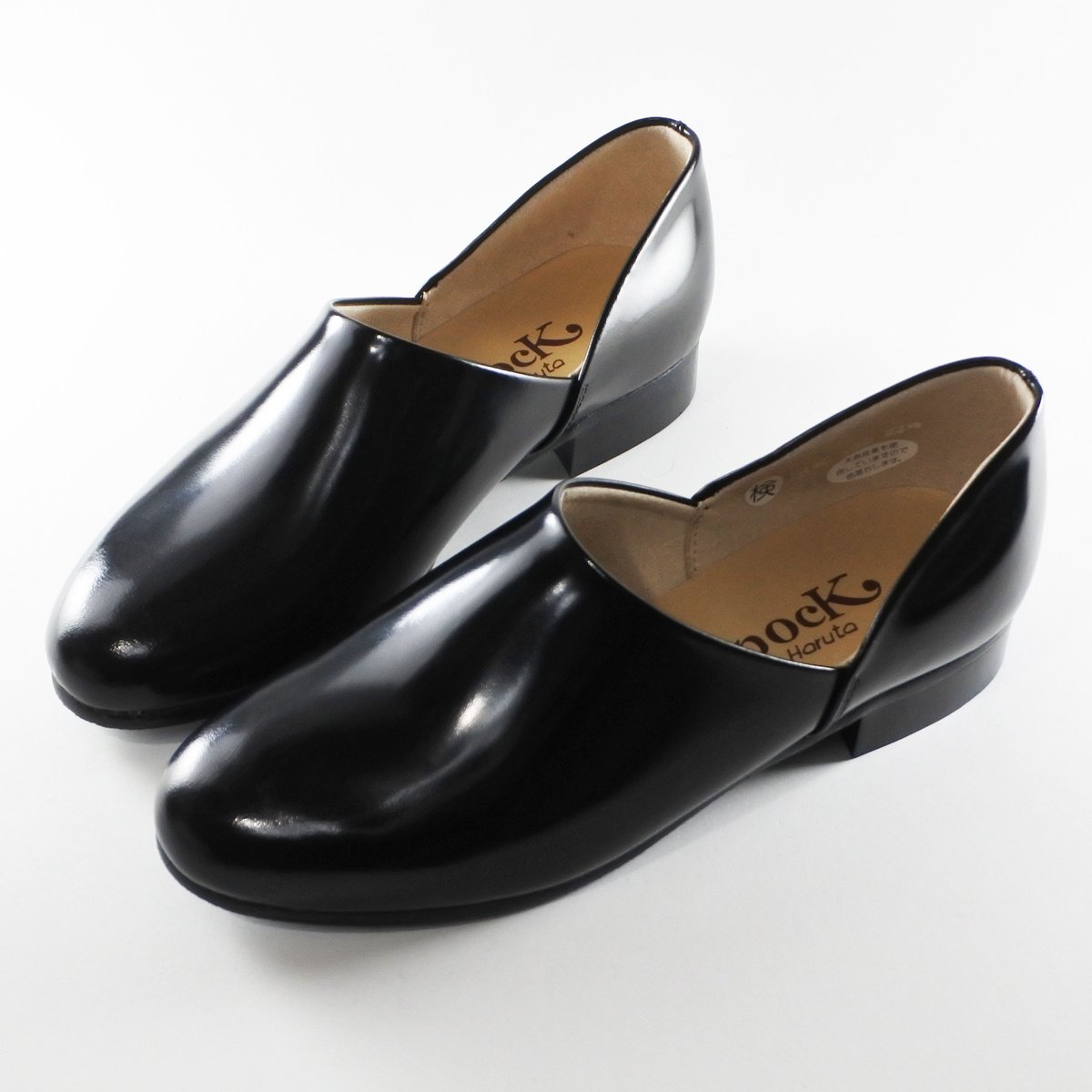 【２度履きました】HARUTA レディース　牛革　スリッポン　25cm 2度履きました】HARUTA レディース牛革スリッポン25cm