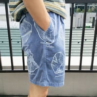 【on GRAMICCl】OMA overdrawing shorts 15  stone｜石