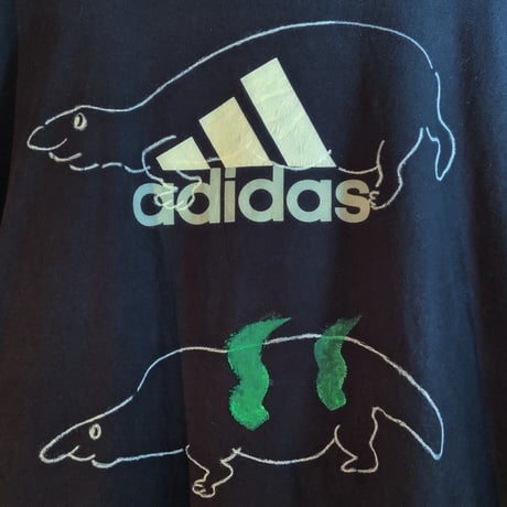【On adidas】OMA Overdrawing T-shirt Badidas 08