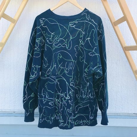 【on champion】 OMA overdrawing sweatshirt satisfaction 78 3D ouija Sound vibrat ver.