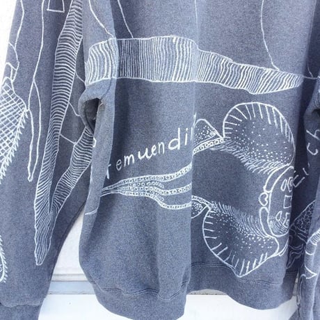 【on champion】 OMA overdrawing sweatshirt 77  satisfaction  原始肺魚 | primitive lung fish