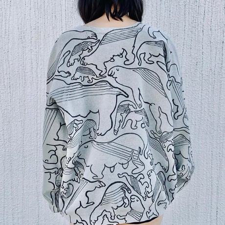 OMA overdrawing on adidas 02 sweatshirt   TRAINING OF LIFE  Size L