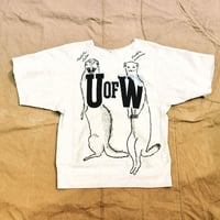【on champion】OMA overdrawing トレーナー｜sweat shirt 49 mutation length（let it be）イタチとオコジョ｜weasel & ermine