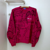 【on champion】OMA overdrawing トレーナー 34 satisfaction 「カニ｜crab」