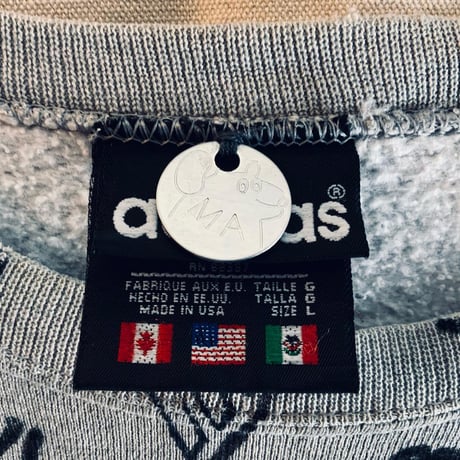 OMA overdrawing on adidas 02 sweatshirt   TRAINING OF LIFE  Size L