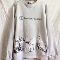 【On champion】OMA overdrawing sweatshirt 72  イヴ・タンギー