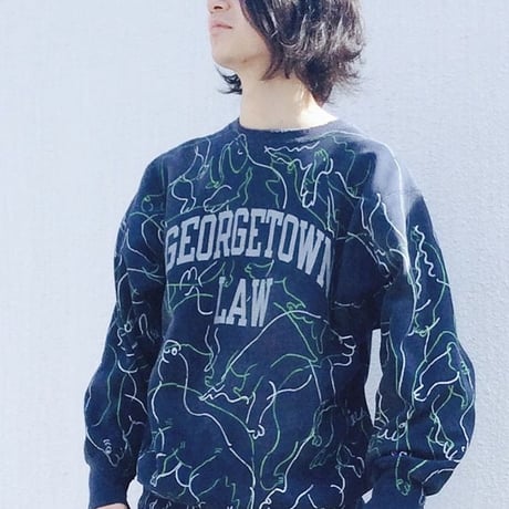 【on champion】 OMA overdrawing sweatshirt satisfaction 78 3D ouija Sound vibrat ver.