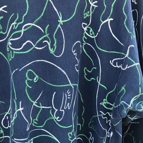 【on champion】 OMA overdrawing sweatshirt satisfaction 78 3D ouija Sound vibrat ver.