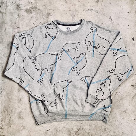 OMA overdrawing sweatshirt 90 on fruit of the room  泣きウィジャ／Crying ouija