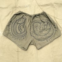 【on military】OMA overdrawing ショートパンツ｜shorts 02   ヘビ｜snake