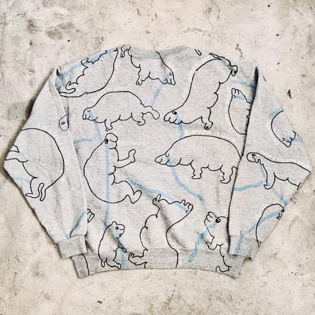 OMA overdrawing sweatshirt 90 on fruit of the room  泣きウィジャ／Crying ouija