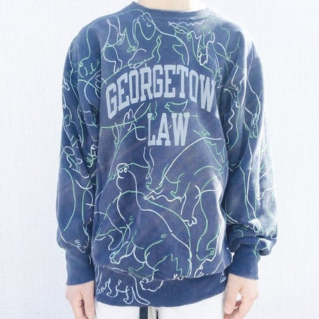 【on champion】 OMA overdrawing sweatshirt satisfaction 78 3D ouija Sound vibrat ver.