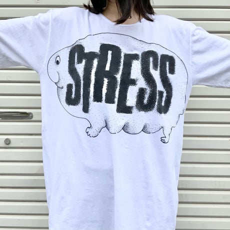【on message】OMA overdrawing Tshirt 01   STRESS
