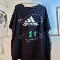 【On adidas】OMA Overdrawing T-shirt Badidas 08