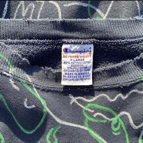 【on champion】 OMA overdrawing sweatshirt satisfaction 78 3D ouija Sound vibrat ver.