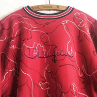 【On champion 】OMA overdrawing sweatshirt 68 Ouija 3D