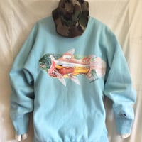 【on champion】OMA overdrawing sweatshirt 71,codename1体,satisfaction シーラカンス｜coelacanthiformes