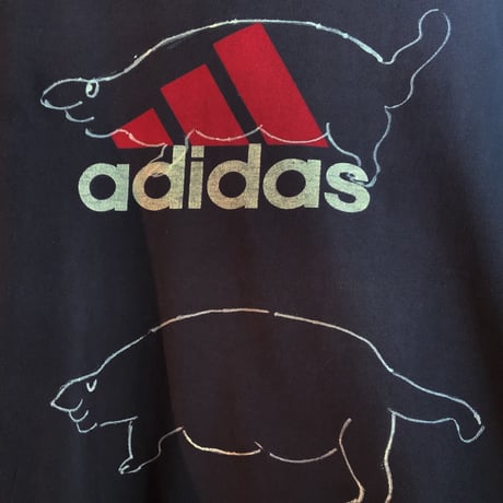 【On adidas】OMA Overdrawing T-shirt Badidas 02