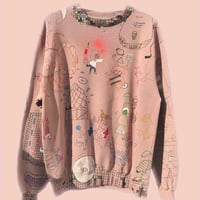 OMA overdrawing sweatshirt 86 satisfaction  魔術と円盤メディアしかない世界 ／ A world with only magic and disc media