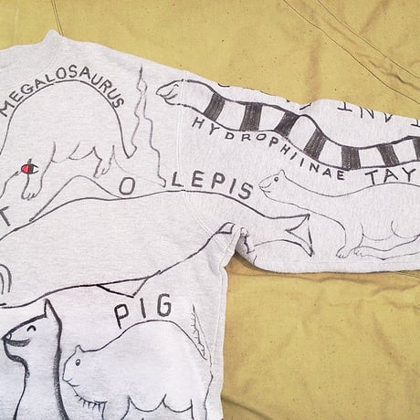 【on champion】OMA overdrawing トレーナー  16「動物アソート｜animal assort」