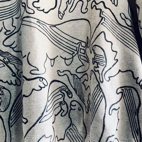 OMA overdrawing on adidas 02 sweatshirt   TRAINING OF LIFE  Size L