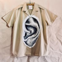 【on military】OMA overpainting shirt 02 human’s hole