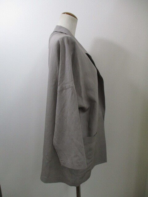 ベーセッツ B7 レーヨンリネンタンブラージャケット-mgry | select sho...