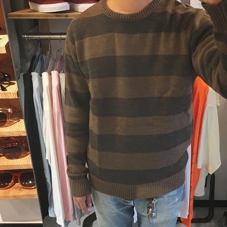 KILLER STRIPES CREW NECK KNIT