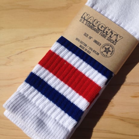 "OLD SCHOOL" STRIPED TUBE SOCKS