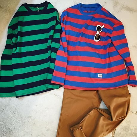 2C BORDER L/S P.Tee