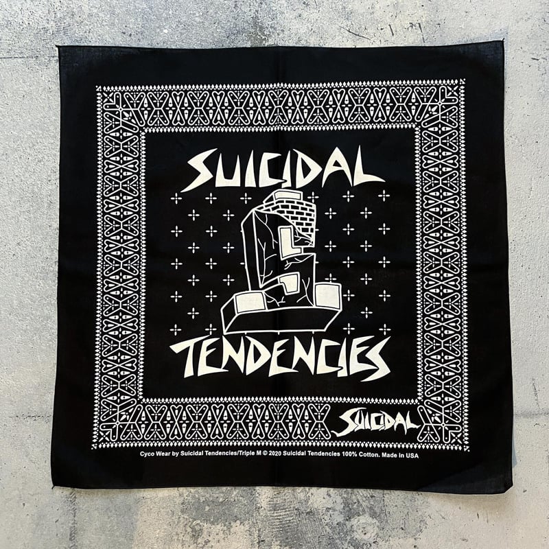 🇺🇸MADE IN USA/ 【SUICIDAL TENDENCIES】BANDANA | N