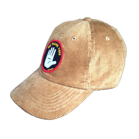 "NO THANK YOU" 6PANEL B.B. CAP