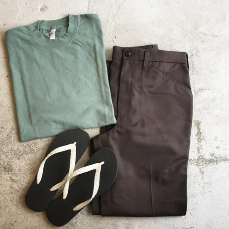 🇺🇸Los Angeles Apparel/ S/S Grmnt Dye Crew Neck 6.5oz