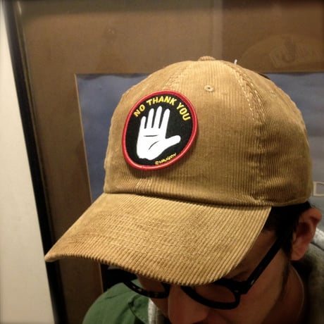 "NO THANK YOU" 6PANEL B.B. CAP