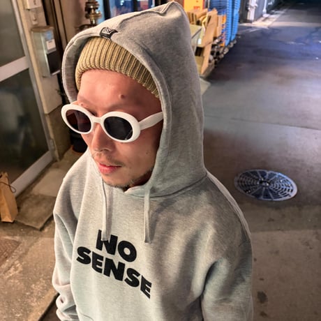 NO SENSE P/O HOODIE (GRY)