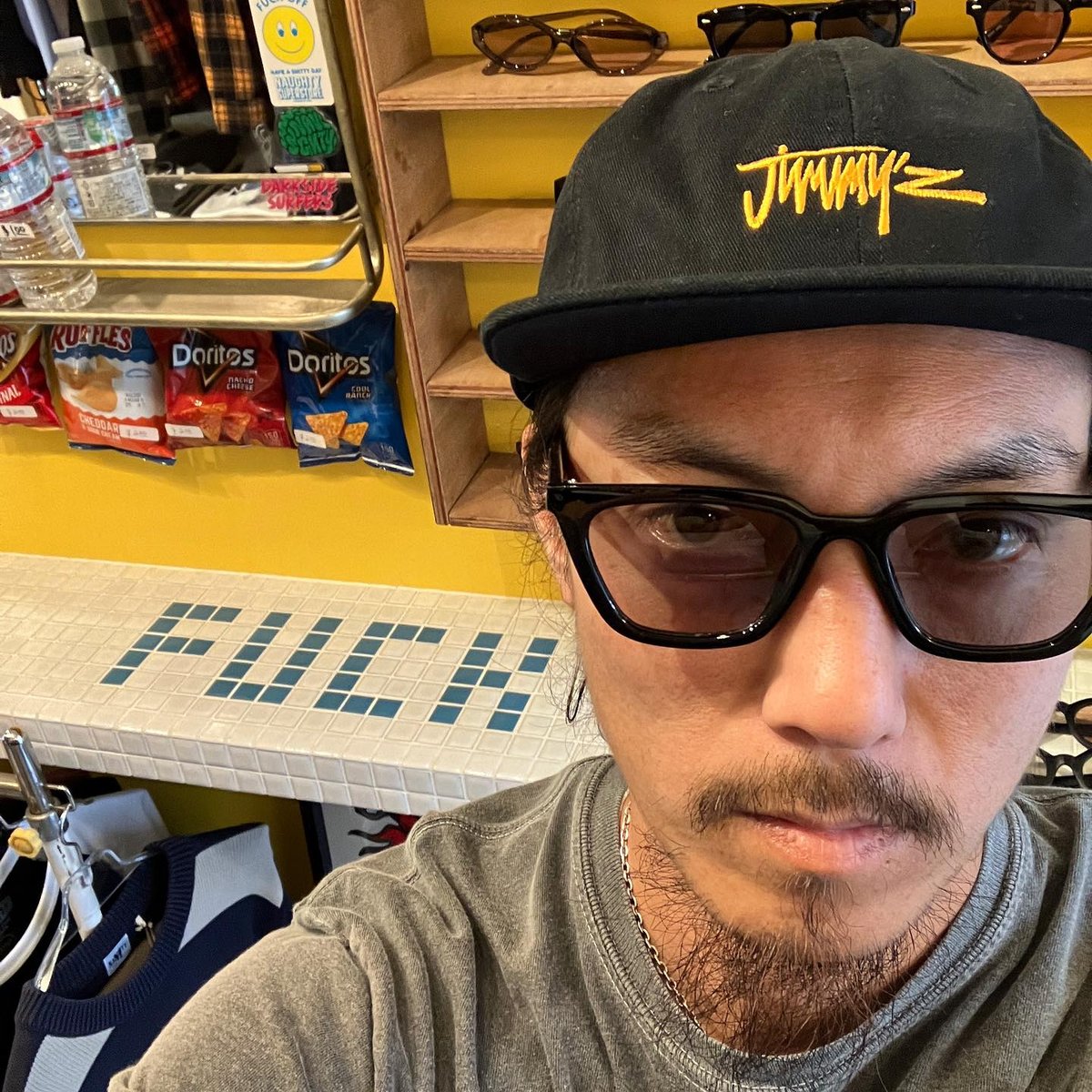 select/【JIMMY'Z】SCRIPT LOGO CAP | NAUGHTY ONLIN